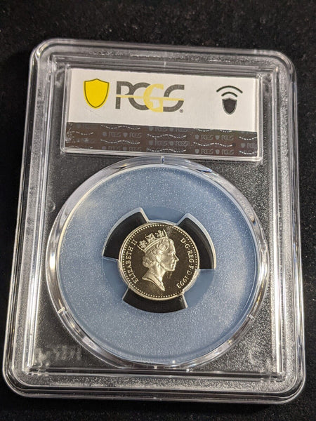 Great Britain 1993 Proof Five Pence 5p S-D4 New Pence PCGS PR69DCAM FDC UNC#3382