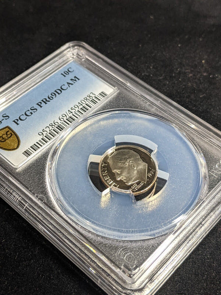 USA 1998 S Proof Dime 10c PCGS PR69DCAM FDC UNC #3407