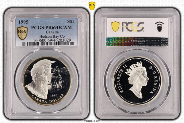 Canada 1995 Proof One Dollar $1 Hudson Bay Co PCGS PR69DCAM FDC UNC #3424