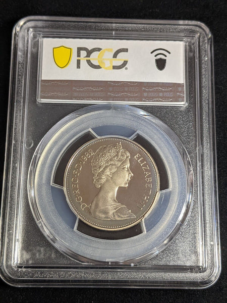 Great Britain 1982 Proof Ten Pence 10p S-F2 PCGS PR68DCAM FDC UNC #3430