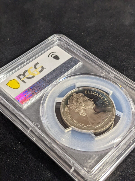 Great Britain 1982 Proof Ten Pence 10p S-F2 PCGS PR68DCAM FDC UNC #3430