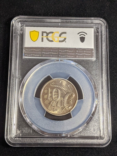 1990 Ten Cent 10c Australia PCGS MS67 FDC GEM UNC #3438
