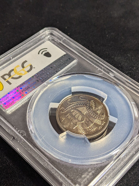 1990 Ten Cent 10c Australia PCGS MS67 FDC GEM UNC #3438