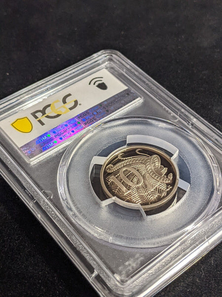 1981 Proof Ten Cent 10c Australia PCGS PR69DCAM FDC UNC #3443