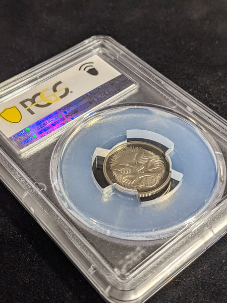 1986 Proof Five Cent 5c Australia PCGS PR68DCAM FDC UNC #3444