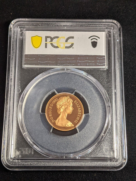 Great Britain 1982 Proof One Pence 1P S-B2 PCGS PR69RD DCAM FDC UNC #3451