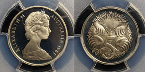 1981 Proof Five Cent 5c Australia PCGS PR69DCAM FDC UNC #3445