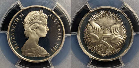 1981 Proof Five Cent 5c Australia PCGS PR69DCAM FDC UNC #3445