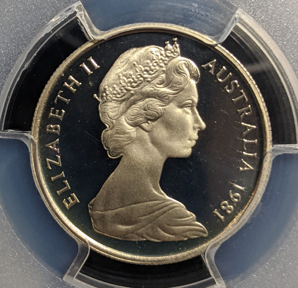 1981 Proof Five Cent 5c Australia PCGS PR69DCAM FDC UNC #3445