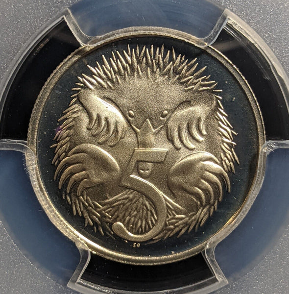 1981 Proof Five Cent 5c Australia PCGS PR69DCAM FDC UNC #3445