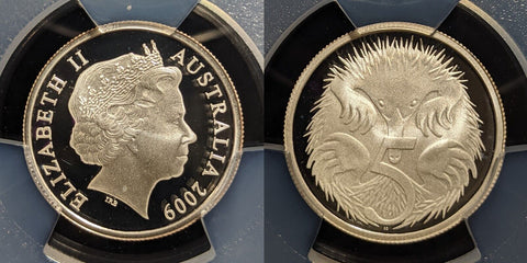 2009 Proof Silver Five Cent 5c Australia PCGS PR69DCAM FDC UNC #3455