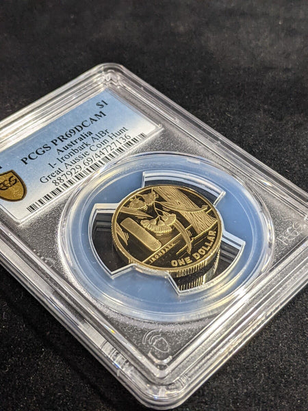2021 Proof One Dollar $1 GACH Ironbark -I Australia PCGS PR69DCAM FDC UNC #3460