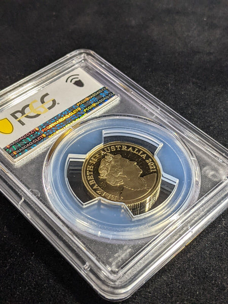 2021 Proof One Dollar $1 GACH Ironbark -I Australia PCGS PR69DCAM FDC UNC #3460