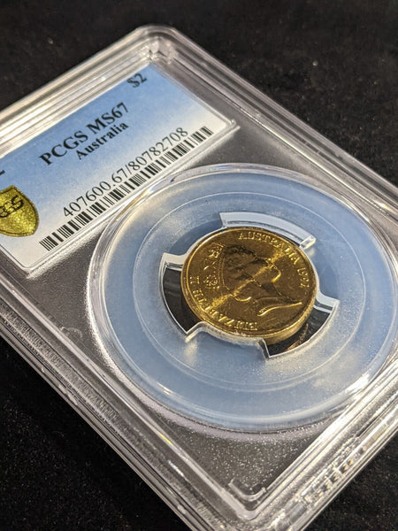 1992 Two Dollar $2 Australia PCGS MS67 FDC GEM UNC #3462