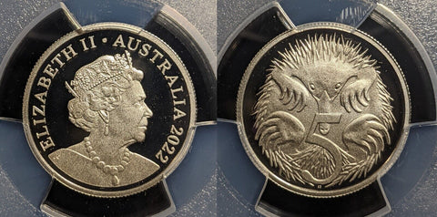 2022 Proof Five Cent 5c Australia PCGS PR70DCAM FDC UNC #3465