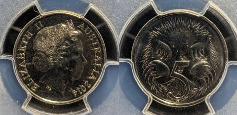 2014 Five Cent 5c Australia PCGS MS65 GEM UNC #3469