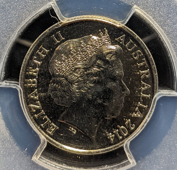 2014 Five Cent 5c Australia PCGS MS65 GEM UNC #3469