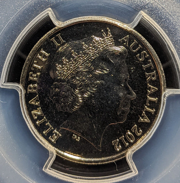 2012 Ten Cent 10c Australia PCGS MS65 GEM UNC #3471
