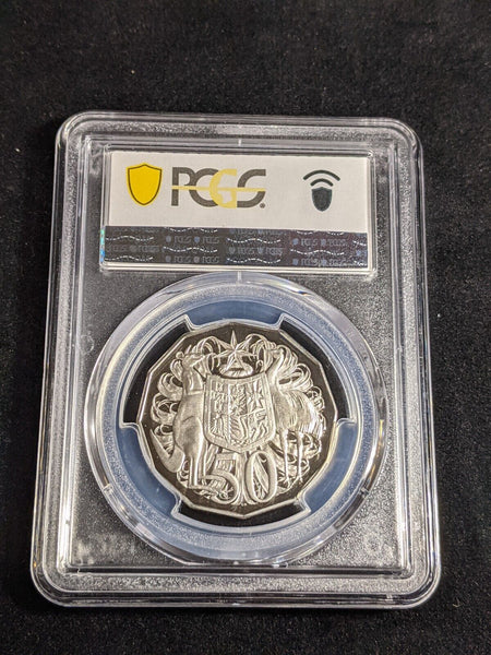 2022 Proof Fifty Cent 50c Australia PCGS PR70DCAM FDC UNC #3466