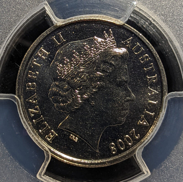 2008 Five Cent 5c Australia PCGS MS66 GEM UNC #3484