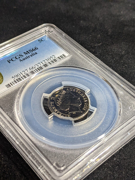 2008 Five Cent 5c Australia PCGS MS66 GEM UNC #3484