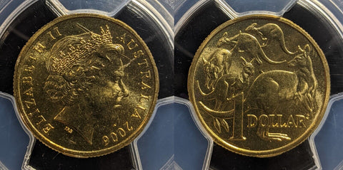 2006 One Dollar $1 Australia PCGS MS66 GEM UNC #3497