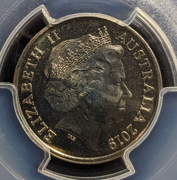 2019 Ten Cent 10c 4th Portrait Australia PCGS MS66 GEM UNC #3498