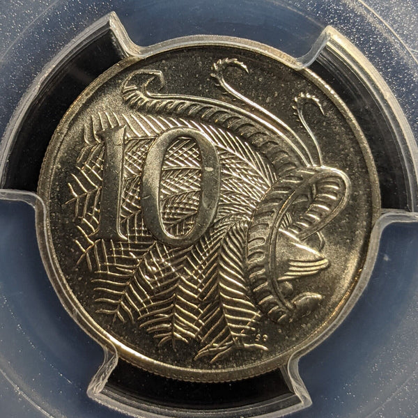 2019 Ten Cent 10c 4th Portrait Australia PCGS MS66 GEM UNC #3498