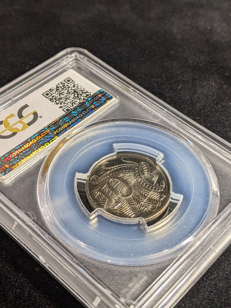 2019 Ten Cent 10c 4th Portrait Australia PCGS MS66 GEM UNC #3498
