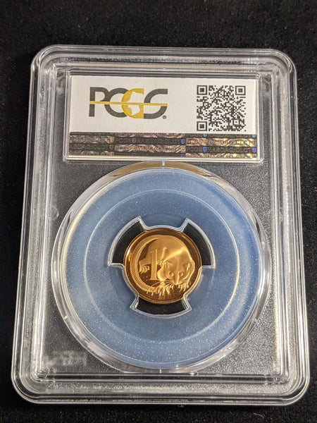 1971 Proof One Cent 1c Australia PCGS PR69DCAM FDC UNC #3501