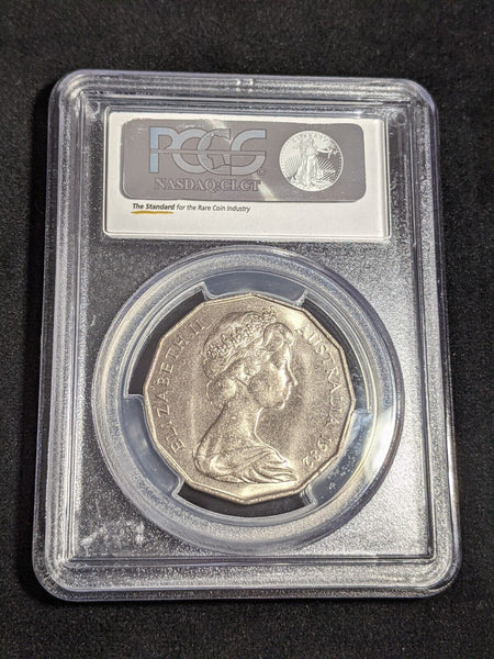 1982 Fifty Cent 50c Commonworth Games PCGS MS66 GEM UNC #3510