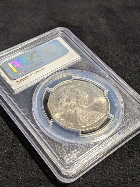 1982 Fifty Cent 50c Commonworth Games Australia PCGS MS66 GEM UNC #3513