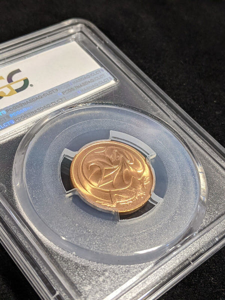 1977 Two Cent 2c Australia PCGS MS66RD GEM UNC #3514