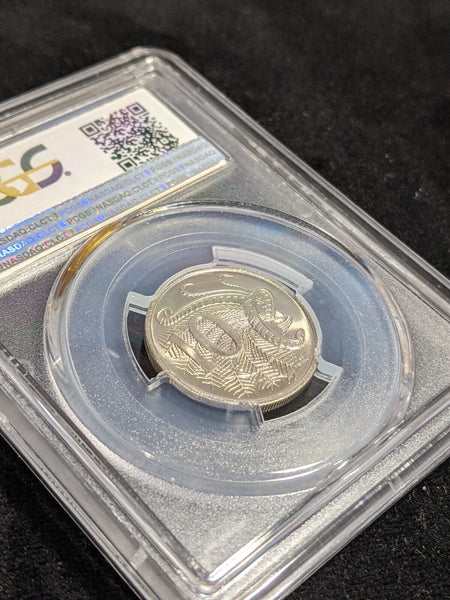 1969 Ten Cent 10c Australia PCGS MS67 FDC GEM UNC #3517