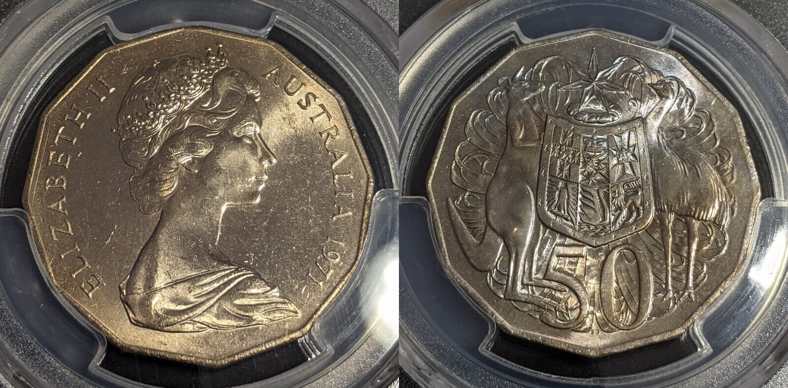 1971 Fifty Cent 50c Australia PCGS MS64 GEM UNC #3518