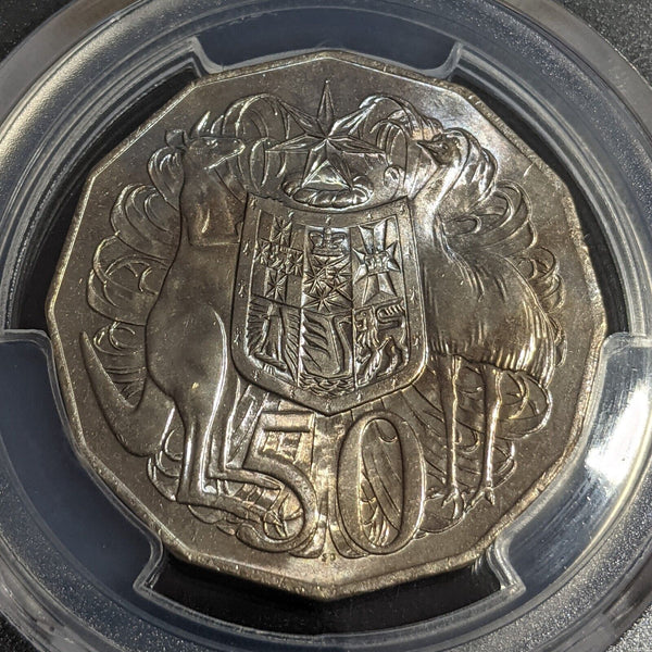 1971 Fifty Cent 50c Australia PCGS MS64 GEM UNC #3518