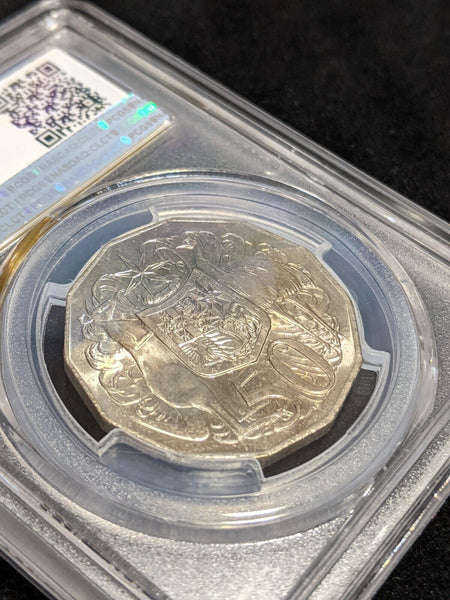 1971 Fifty Cent 50c Australia PCGS MS64 GEM UNC #3518