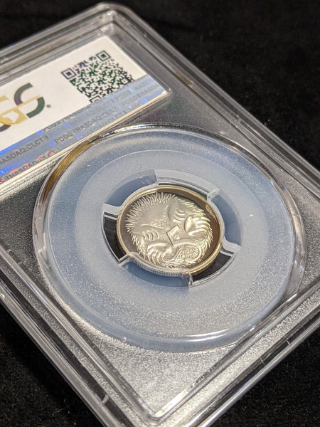 1984 Proof Five Cent 5c Australia PCGS PR68DCAM FDC UNC #3519