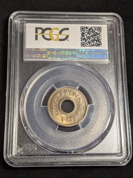 Fiji 1952 Half Penny 1/2d PCGS MS64 GEM UNC #3511