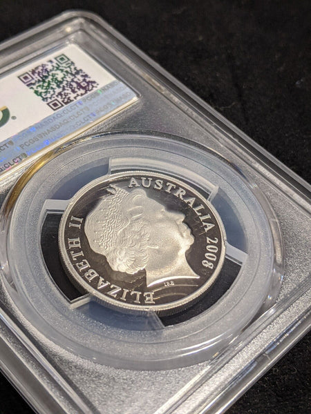 2008 Proof Twenty Cent 20c Planet Earth Australia PCGS PR70DCAM FDC UNC #3522