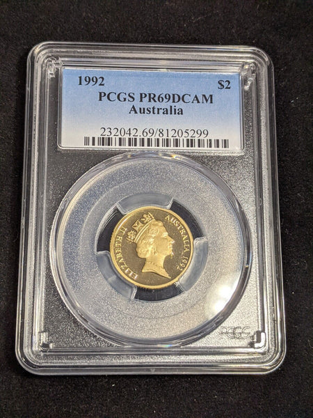 1992 Proof Two Dollar $2 Australia PCGS PR69DCAM FDC UNC #3523