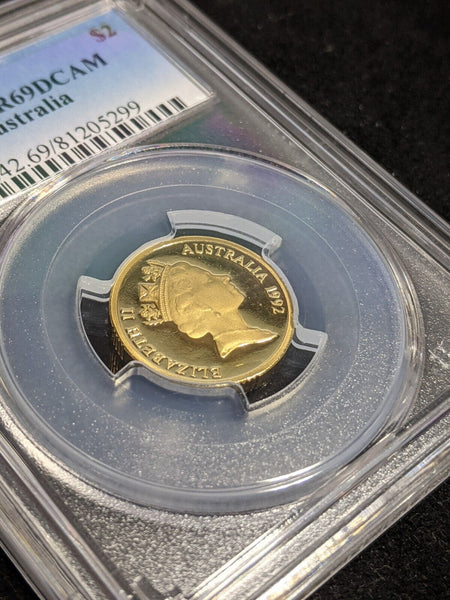 1992 Proof Two Dollar $2 Australia PCGS PR69DCAM FDC UNC #3523