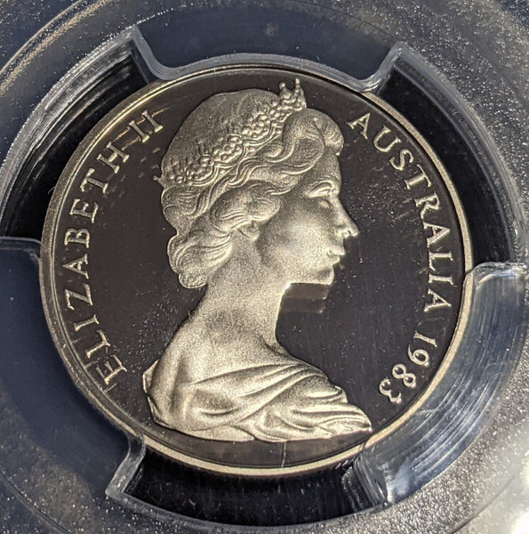 1983 Proof Ten Cent 10c Australia PCGS PR70DCAM FDC UNC #3524