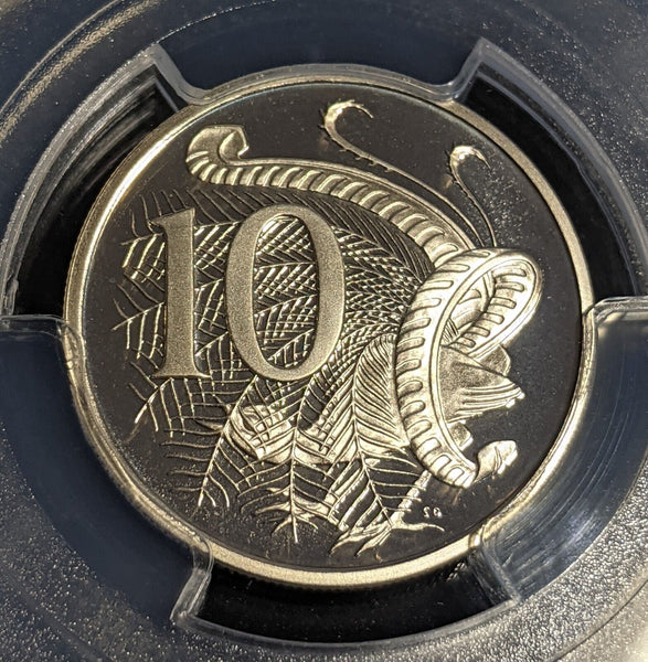 1983 Proof Ten Cent 10c Australia PCGS PR70DCAM FDC UNC #3524