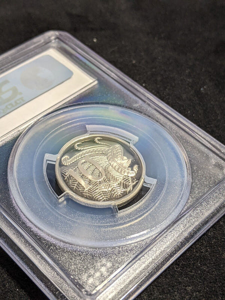 1983 Proof Ten Cent 10c Australia PCGS PR70DCAM FDC UNC #3524