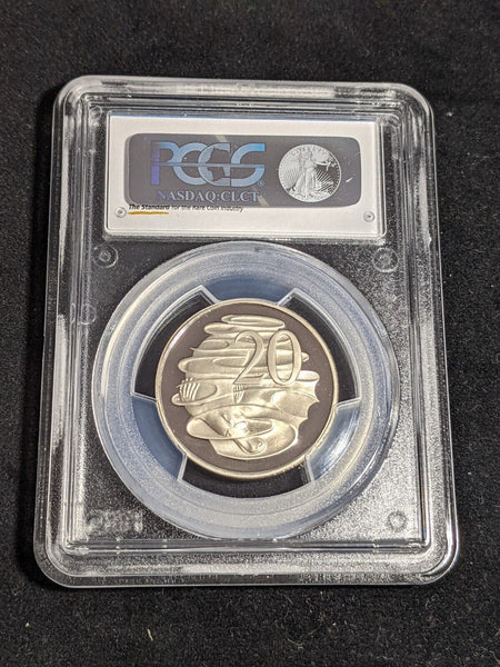 1990 Proof Twenty Cent 20c Australia PCGS PR69DCAM FDC UNC #3531