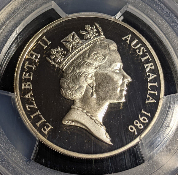 1986 Proof Twenty Cent 20c Australia PCGS PR69DCAM FDC UNC #3547
