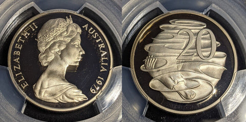 1979 Proof Twenty Cent 20c Australia PCGS PR69DCAM FDC UNC #3550