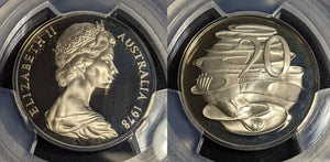 1978 Proof Twenty Cent 20c Australia PCGS PR69DCAM FDC UNC #3552