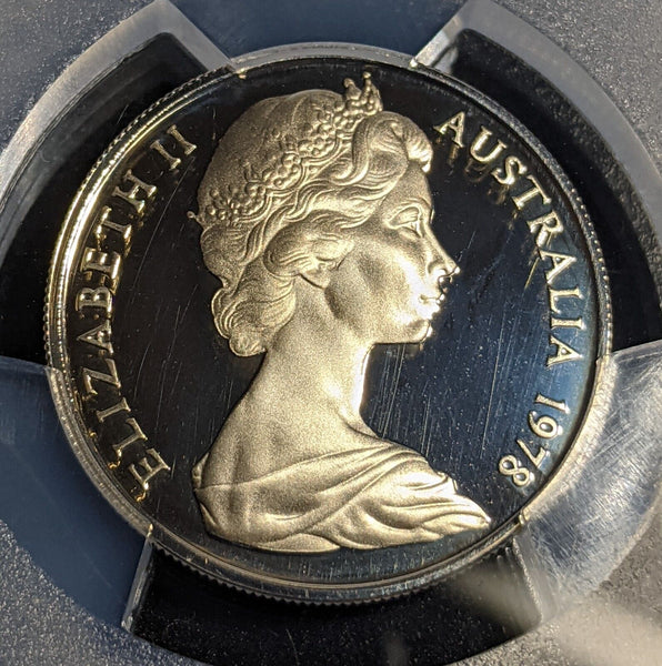 1978 Proof Ten Cent 10c Australia PCGS PR69DCAM FDC UNC #3553